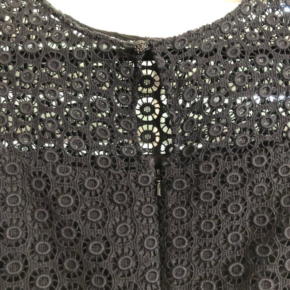 Lilly Pulitzer Black Lace Dress Size 0 - Picture 2 of 3
